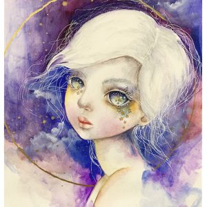 Girl with Stars in Her Eyes