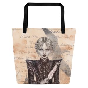 Taylor Swift - Tortured Poets Department illustration - Large Tote Bag