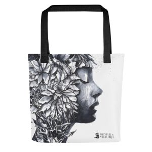 Tote bag | "Introspective Reverie" by Viktorija Bowers